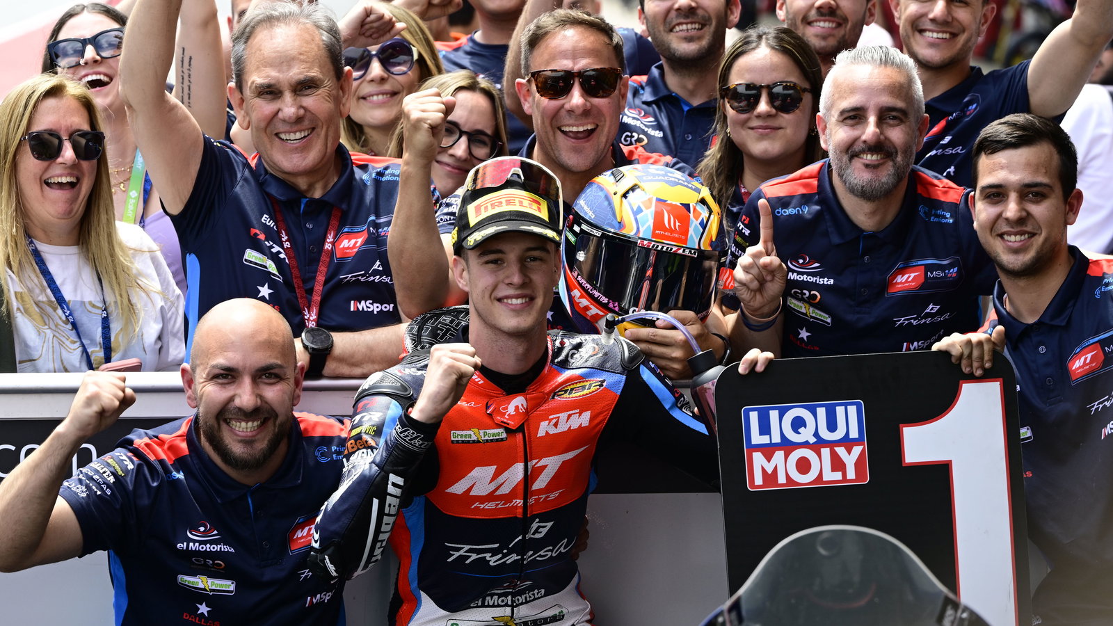 Ivan Ortola, Moto3, 2024, pole position in Catalan GP qualifying, 25th May